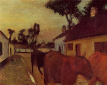 Edgar Degas : The Return of the Herd